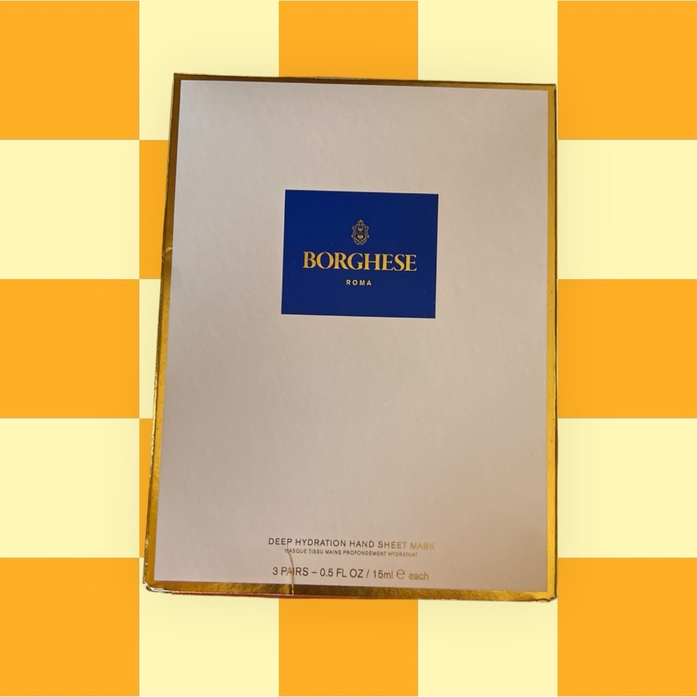Borghese Deep Hydration Hand Sheet Masks, 3 Pairs
